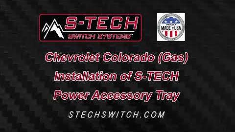 Chevrolet Colorado (GAS) Installation of STECH Power Accessory Tray
