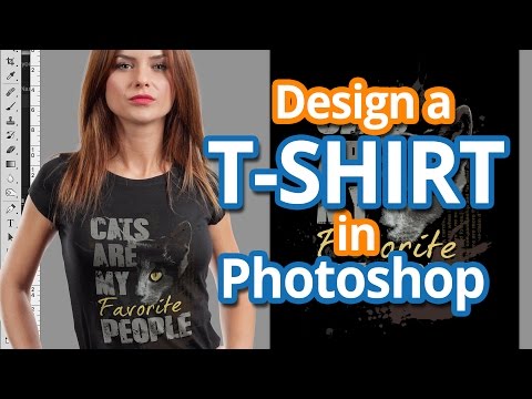 How To Design a T-shirt in Photoshop - Full Color T-shirt Design Tutorial How To Design a T-shirt in Photoshop - Full Color T-shirt Design Tutorial