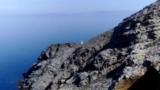 The far north cape in syros island