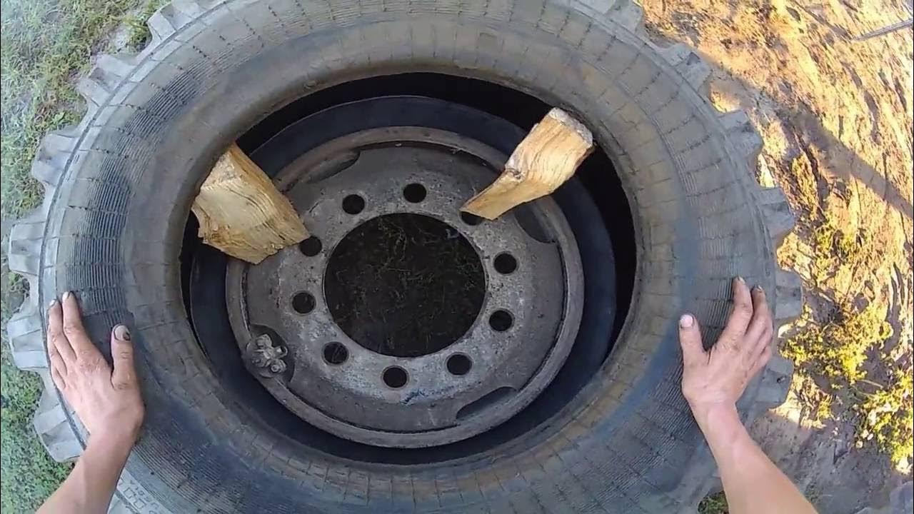 Как быстро снять покрышку