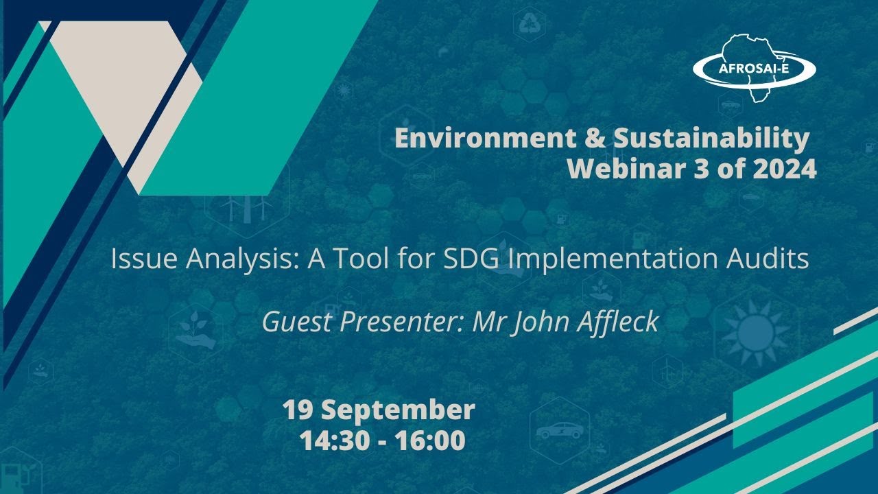 Environment & Sustainability Webinar 3 of 2024 - YouTube