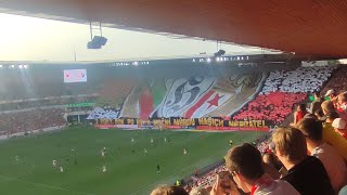 Fanouškovský sestřih z tribun Ze zápasu SK Slavia Praha: FC Baník Ostrava