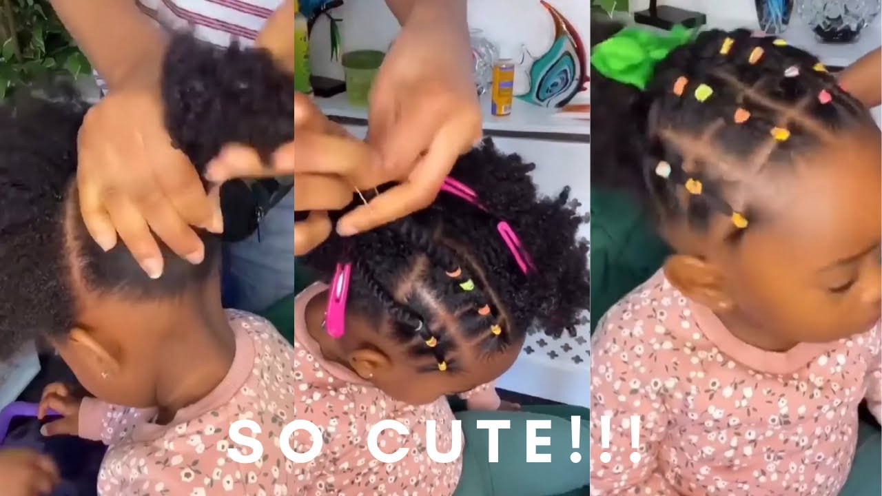 Hairstyle For Baby Girl S Natural Hair Adorable Nadula Shorts Youtube