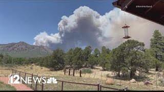 Evacuations ordered for Pipeline Fire burning north of Flagstaff