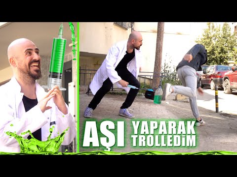 AŞI YAPARAK TROLLEDİM ! (%100 DEV İĞNE)