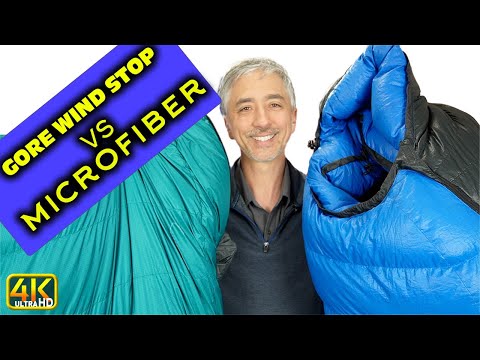 Gore Wind Stop GWS vs Microfiber Sleeping Bags Breathable? (4k UHD