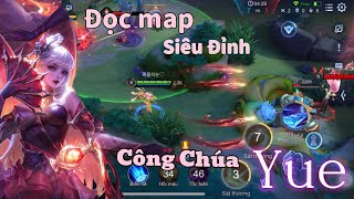 Công Chúa gạch ống Yue đọc map mới siêu chuẩn | Build đồ 1 nội tại Elsu bốc hơi #liênquânmobile