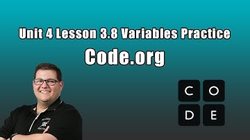 Code.org Unit 4 Lesson 3.8 Variables Practice