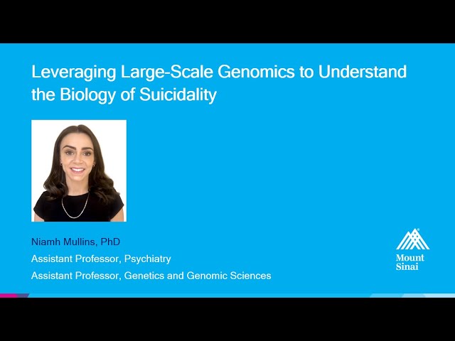 Leveraging Large-Scale Genomics to Understand the Biology of Suicidality