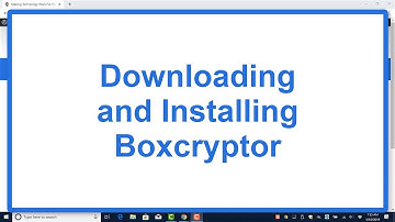 Downloading and Installing Boxcryptor