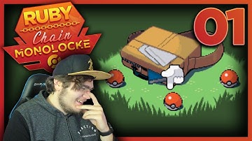 WHAT IS THIS START?!?! | Pokemon Ruby Chain Monolocke EP 1