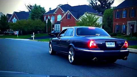 Jaguar XJR with Magnaflows