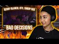 BOP! benny blanco, BTS & Snoop Dogg - Bad Decisions (Official Music Video) [REACTION]