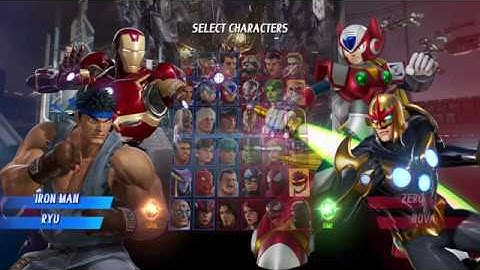 Marvel Vs Capcom Infinite Arcade Mode 17 With Ironman & Ryu