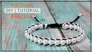 DIY Your Beaded Bracelet. How to Make a Braided Bracelet in 10 Minutes? Jewelry Making Tutorials A94