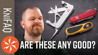 KnifeCenter FAQ #69: Is Swiss Army Knife Steel Any Good? + Backpacking Knives and Fingernails