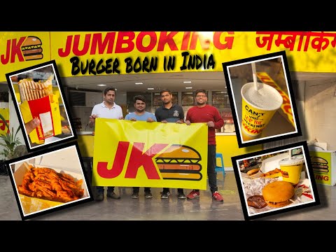 jumboking the burger born in india / ESTR Vlog