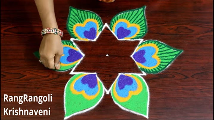 RangRangoli Krishnaveni: 5*3 dots Janmashtami Rangoli| Krishnashtami Muggulu |Krishna Jayanthi Kolam