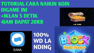TUTORIAL CARA NAIKIN KOIN BLOCK PUZZLE MASTER||GAME PENGHASIL UANG||APLIKASI PENGHASIL UANG screenshot 4