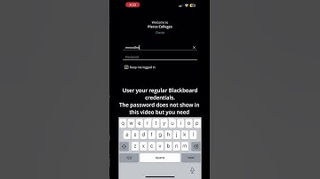 How to Log in to BlackBoard App