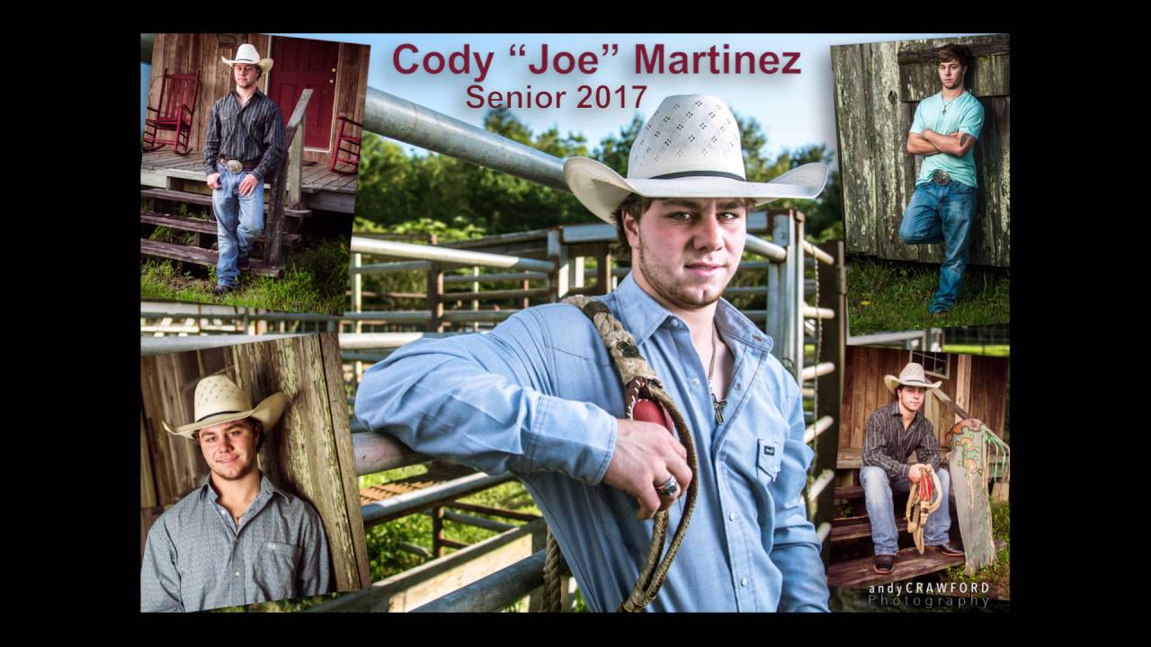 Cody Martinez highschool senior portraits YouTube