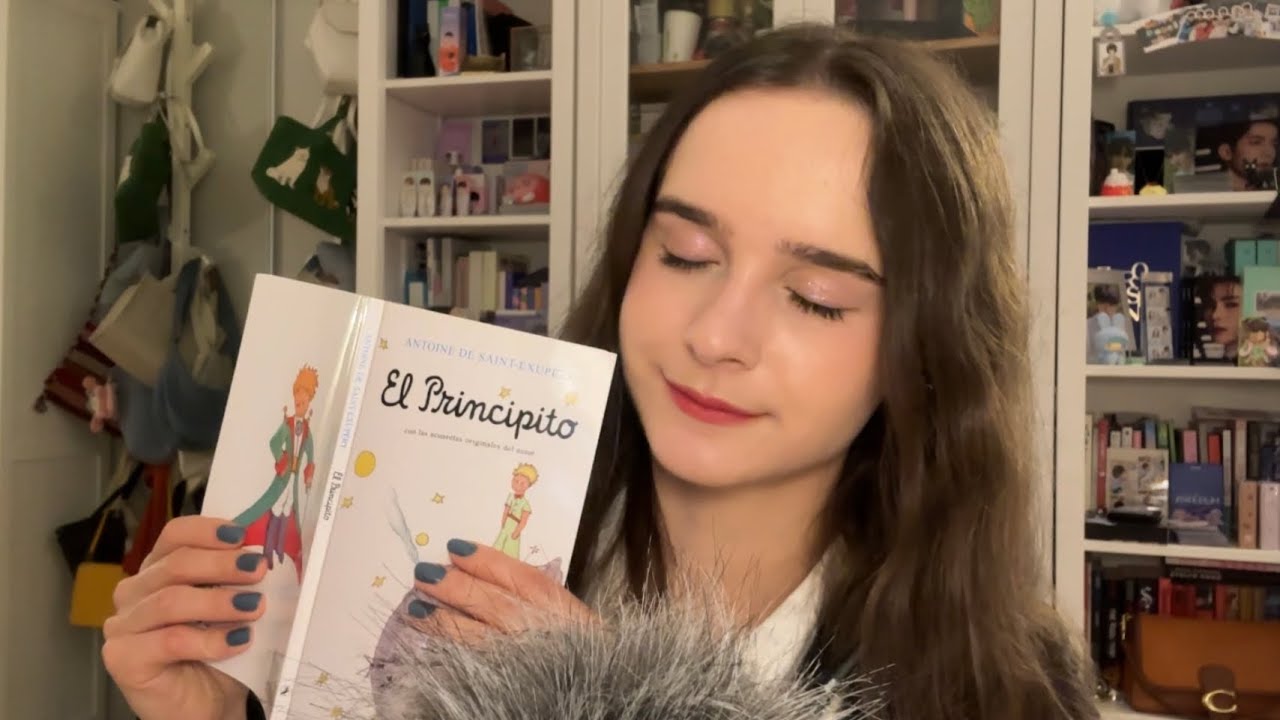 [ASMR] Lectura susurrada en español del libro El Principito mientras acaricio el micrófono