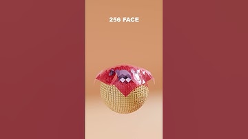 Cloth simulation - Caramel 🍯and waffles 🧇   #clothsimulation #blender3d #satisfyingvideo #shorts