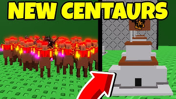 Got NEW *BEST* CENTAURS! In Roblox Control Army