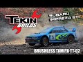 Brushless Tamiya TT-02 RC Subaru Stage Rally