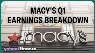 Macy's Q1 earnings tops estimates, but needs to generate more sales growth analyst says