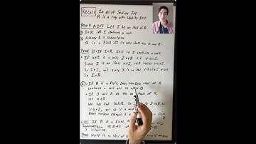 Ideals in Fields (Algebra 1: Lecture 30 Video 1)