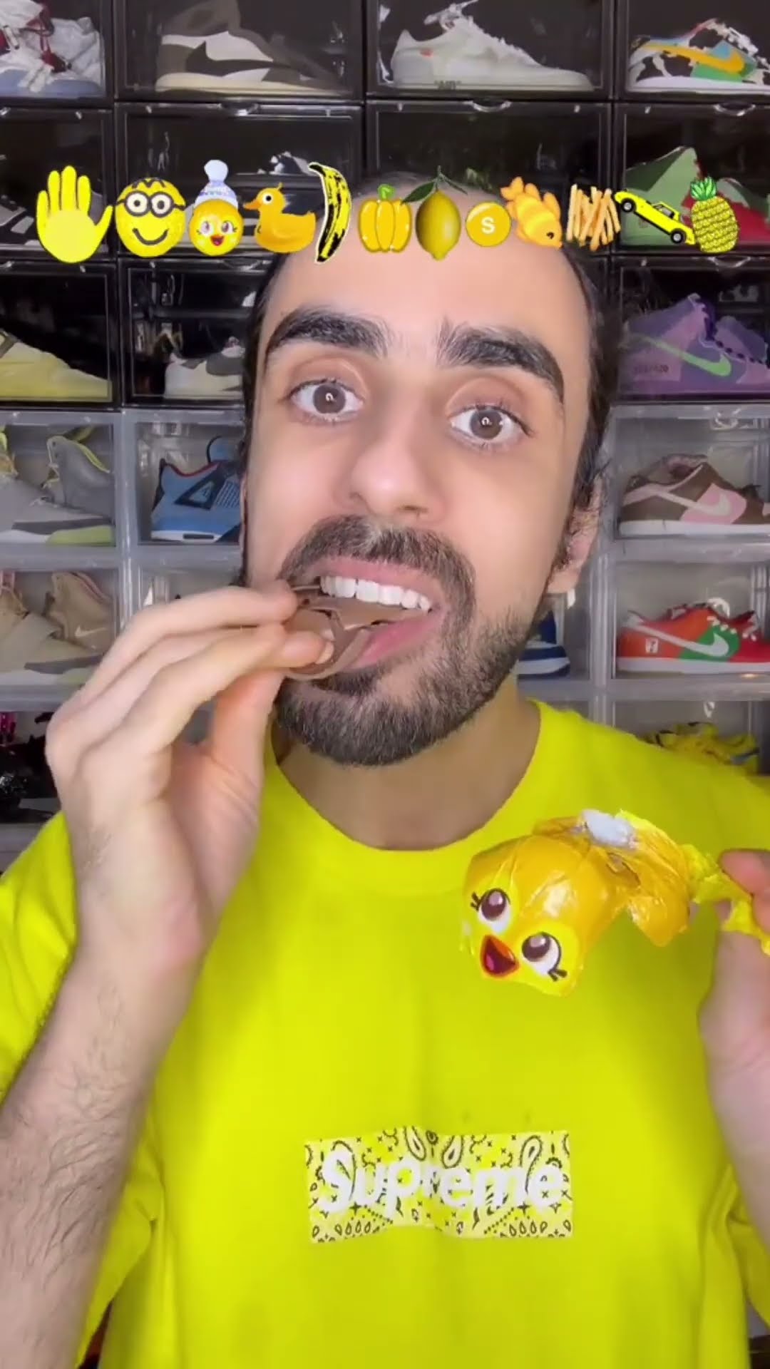 Food ASMR Eating All Yellow Snacks! #food #asmreating #mukbang #asmr #satisfying