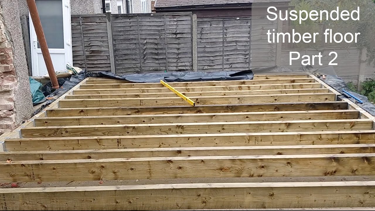 Suspended Timber Floor Part 2 Youtube