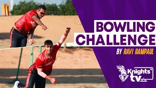 BOWLING CHALLENGE BY RAVI RAMPAUL | KNIGHTS TV | ADKR