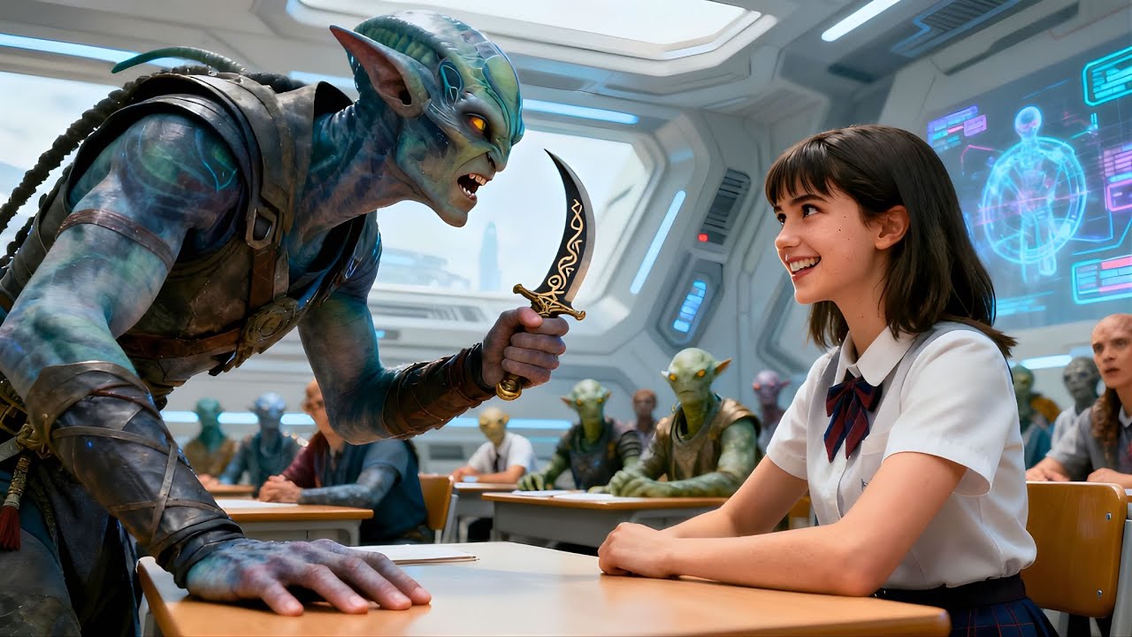 Он вытащил нож на уроке — Девушка из Мира Смерти улыбнулась и закончила урок | HFY SCIFI STORIES