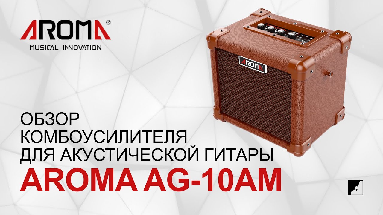 Обзор комбоусилителя для акустической гитары AROMA AG-10am