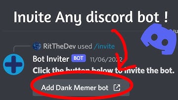 Invite ANY discord bot into your server! | Add any bot Without an invite