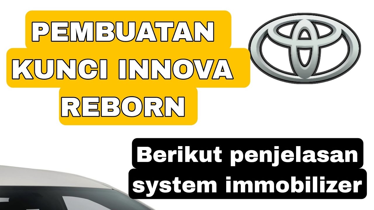 Innova dan Misteri Immobilizer: Mengupas Fitur Keamanan yang Sering Dipertanyakan