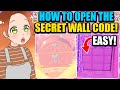 How to open the secret wall code revealed  get the chest item  royale high