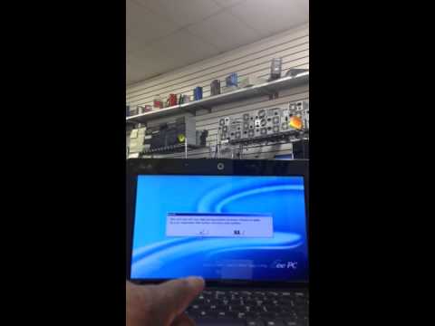 How to set your Asus Eee PC 1005 HAB back to factory