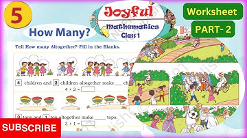 How many ? ||Chapter-5 || PART-2 || Class 1 ||WORKSHEET || JOYFUL MATHEMATICS || #newncert  #ncert