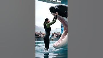 Scary video after Captive Orca grabs trainer. #dolphin #orca #whale #animals #seaworld #tragedy