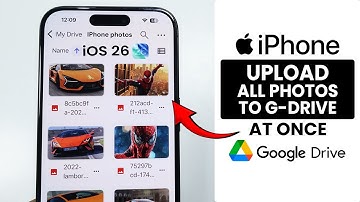 [iOS 26] How to Upload ALL iPhone Photos to Google Drive At One Click