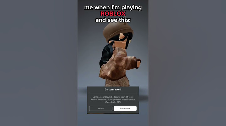 Same account launched from different device. Reconnect if you prefer to use this device. #roblox
