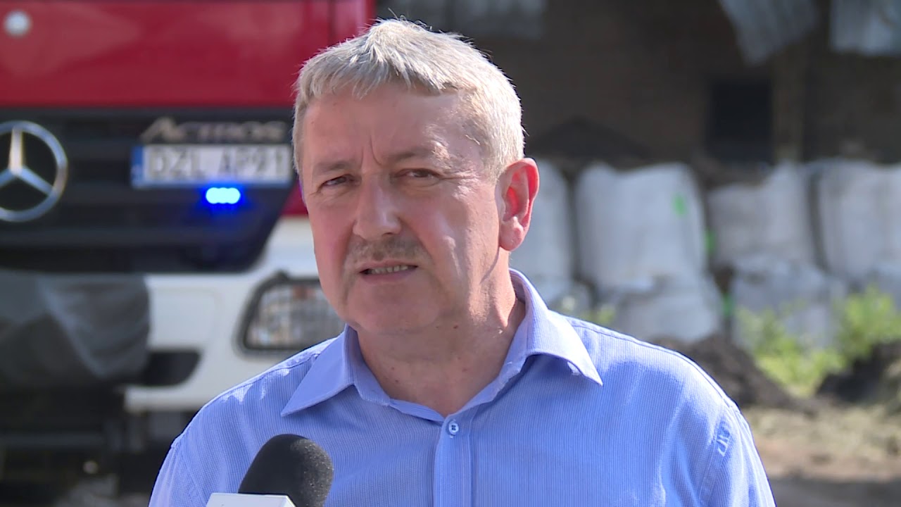 JAWOR. Pożar na terenie dawnej cukrowni