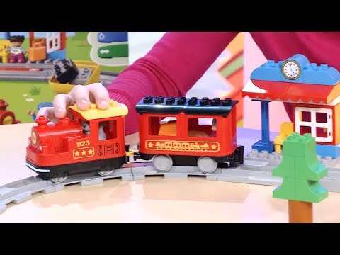 Поезд LEGO DUPLO TOWN - Игроблог с Хрюшей  - Распаковка и обзор - Играем с игрушками