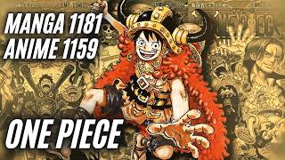 ONE PIECE ANIME 1159 Y MANGA 1181
