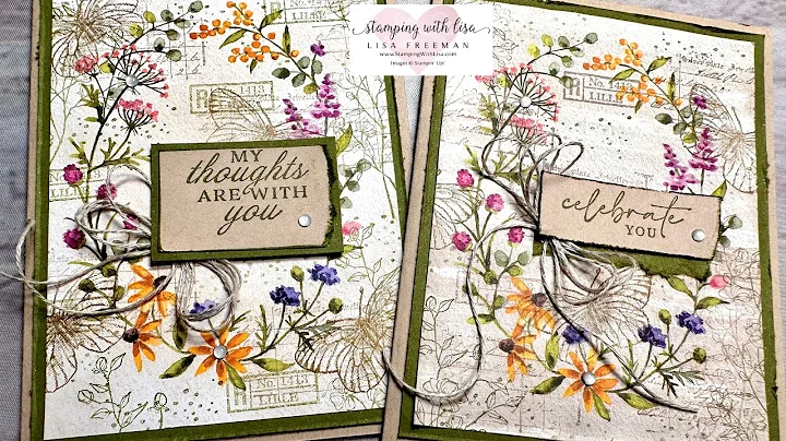Dainty Flowers Vintage Collage Cards!