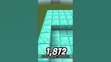 Day 39 of adding one diamond block per subscriber in Minecraft we’re at 1872 subs #minecraft