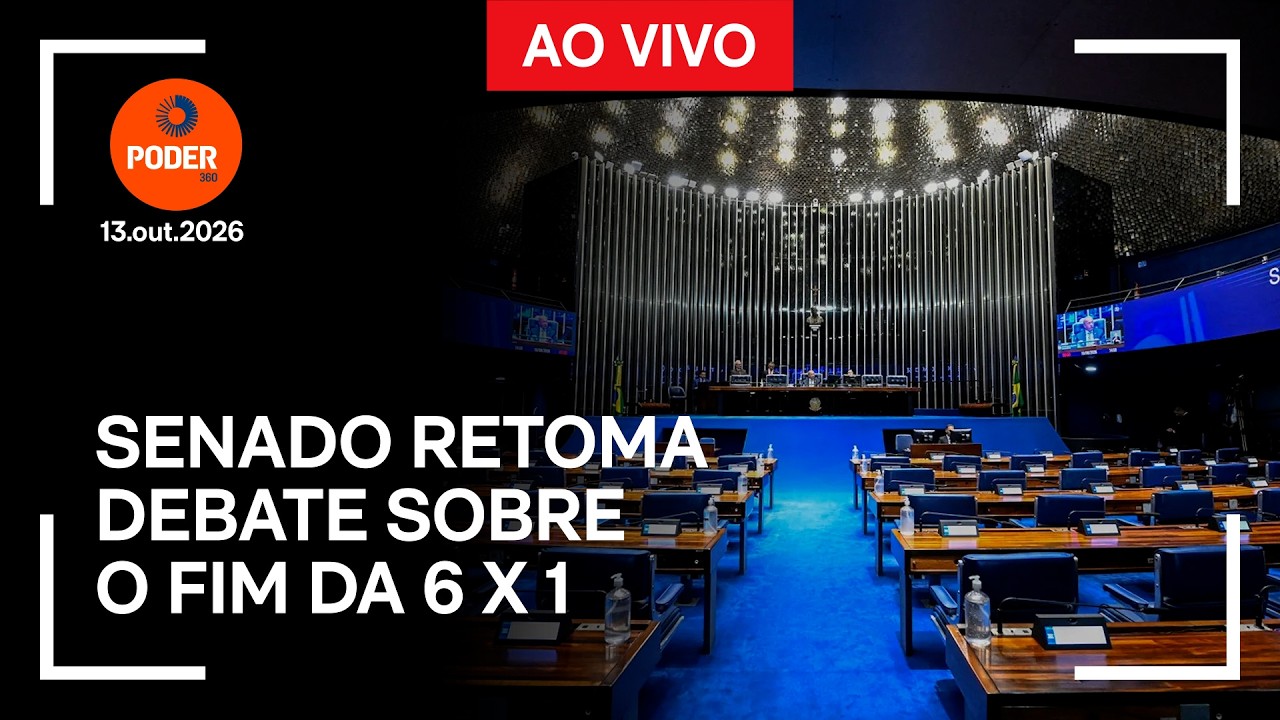 Ao vivo: Senado retoma debate sobre o fim da 6 X 1